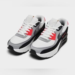 Nike Air Max 90 LV8, Summit White/Smoke Grey-Black, Women's, new in box, F18/17